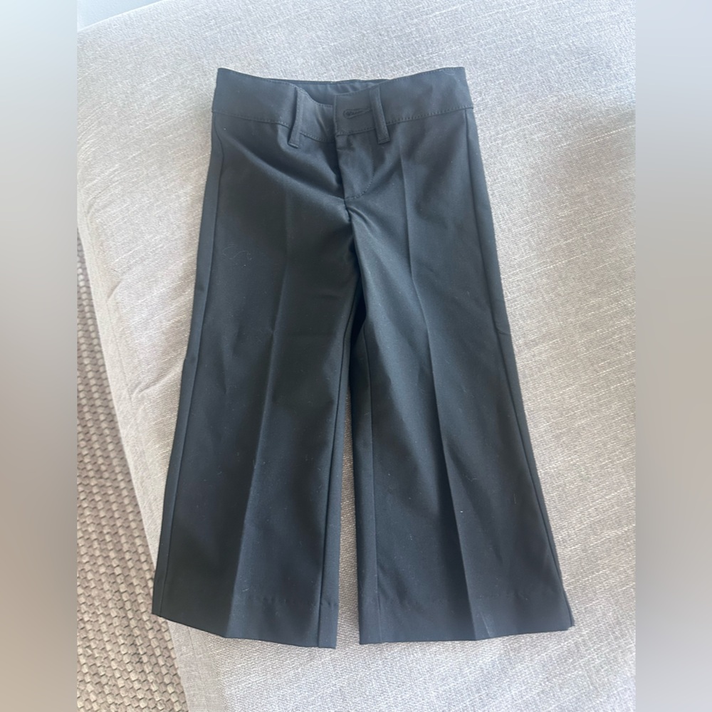 Blk new toddler girl flare pant